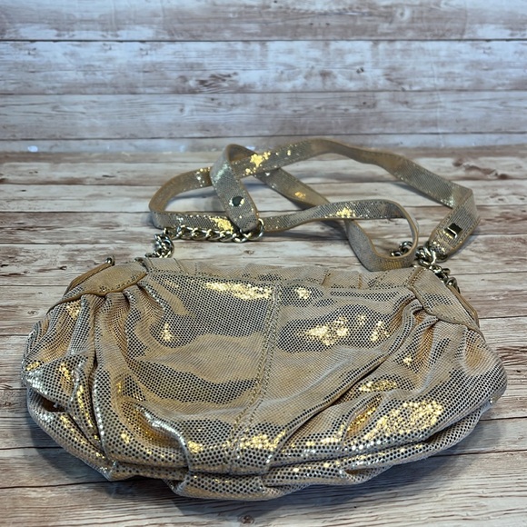 Corso Como Gold Mini Shoulder Handbag Purse Cross Body Mini Bag Genuine leather - Picture 3 of 12